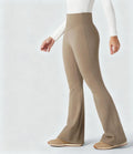 High-Waisted Fleece Flared Leggings