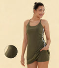 Plush Backless Active Mini Dress